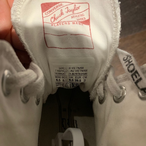 Off White Converse Chuck Taylor High - Picture 7 of 11